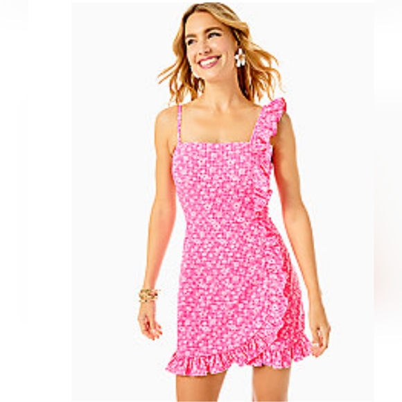 NWT Lilly Pulitzer Martha Ruffle Romper - Picture 1 of 6